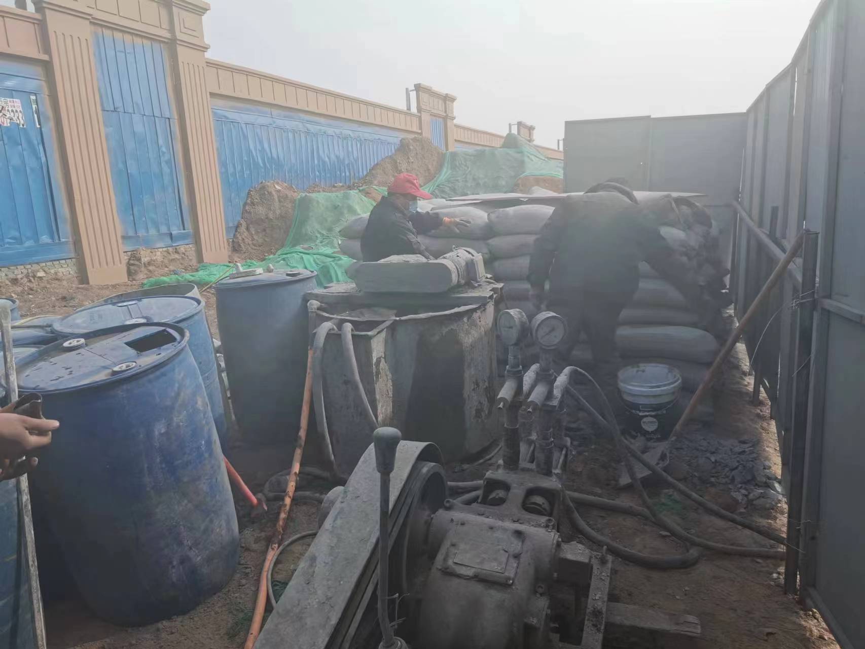 合阳房屋下沉注浆